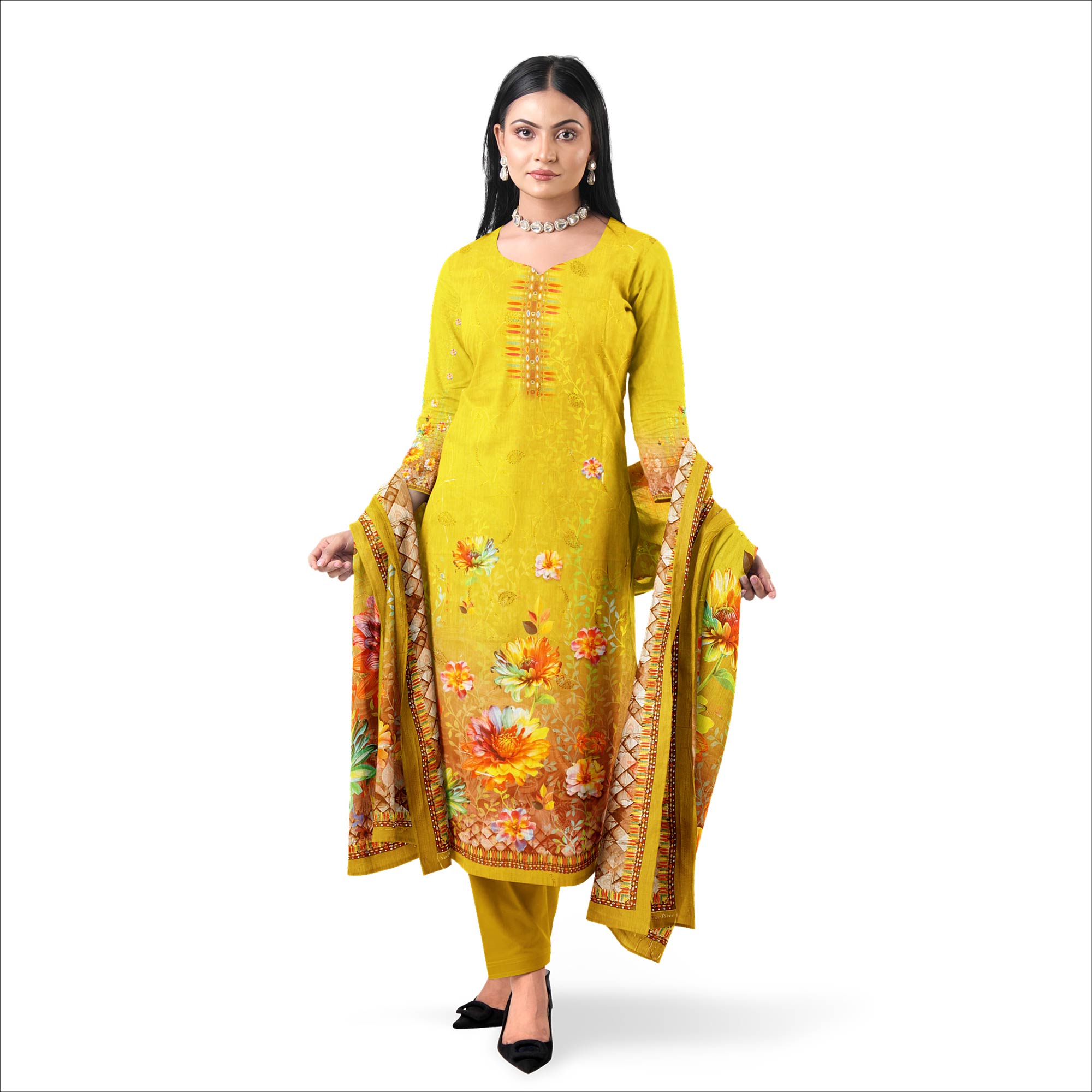 Soft Cotton Digital Print Salwar Kameez